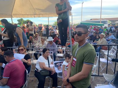 Tibia recepción a AMLO en su sexta visita a Sinaloa