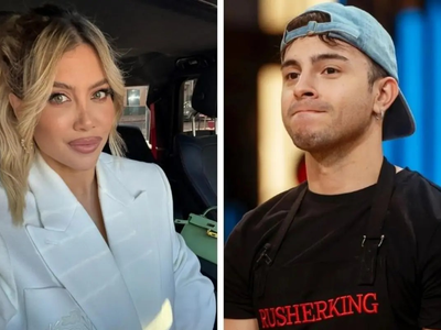 La inesperada pregunta que le hizo Wanda Nara a Rusherking en "Masterchef Celebrity"