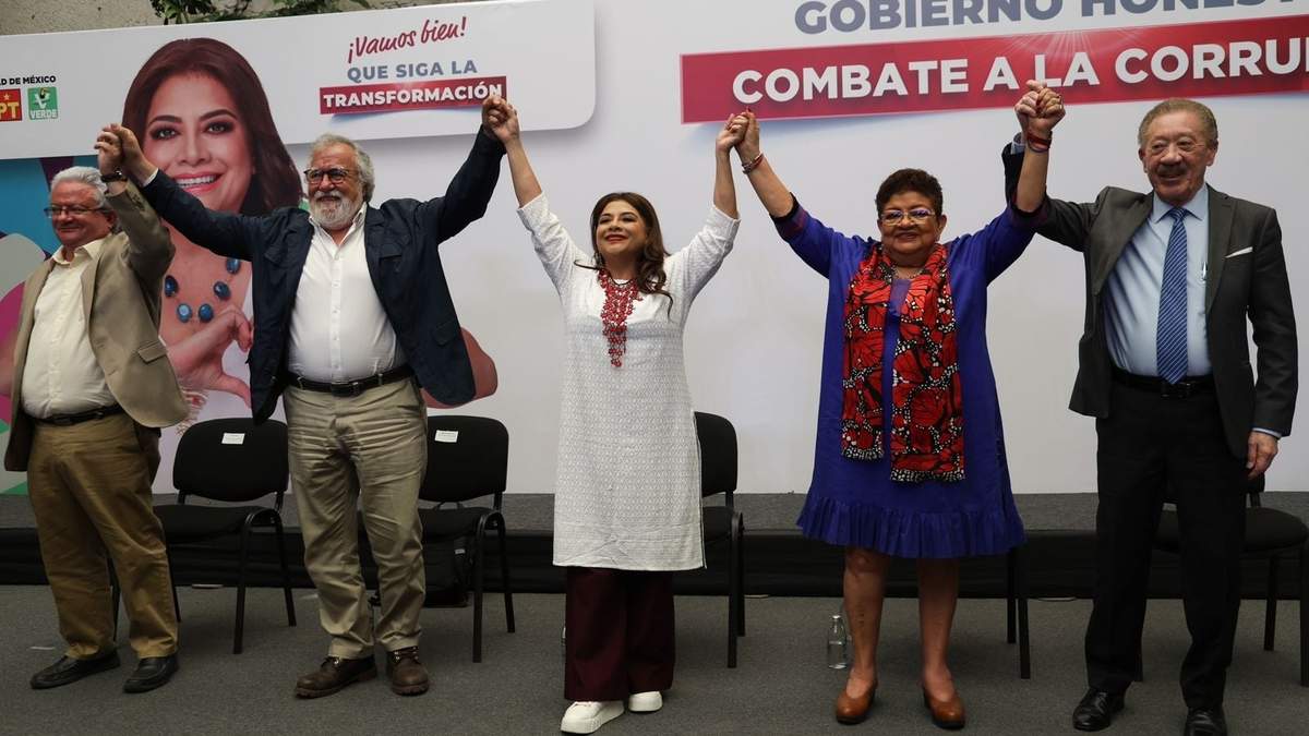 Clara Brugada, candidata a la Jefatura de Gobierno de la CDMX