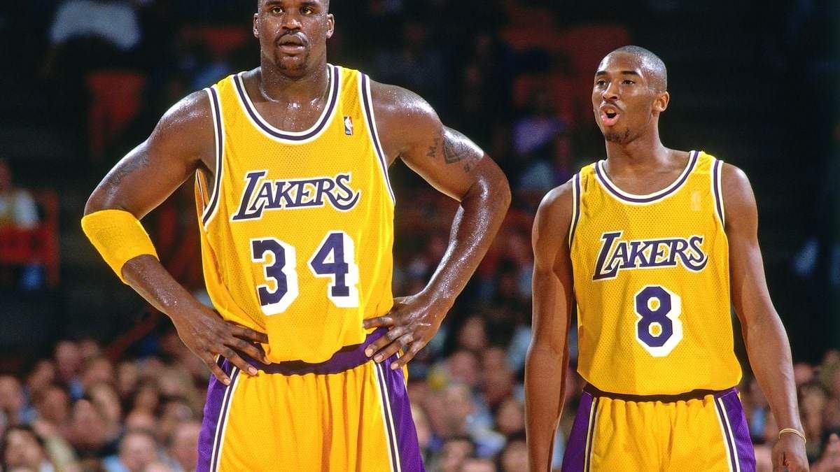 Shaquille O´Neal y Kobe Bryant. Fuente: (Twitter)