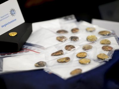 Hallan restos derretidos de monedas de oro celtas robadas en museo de Alemania