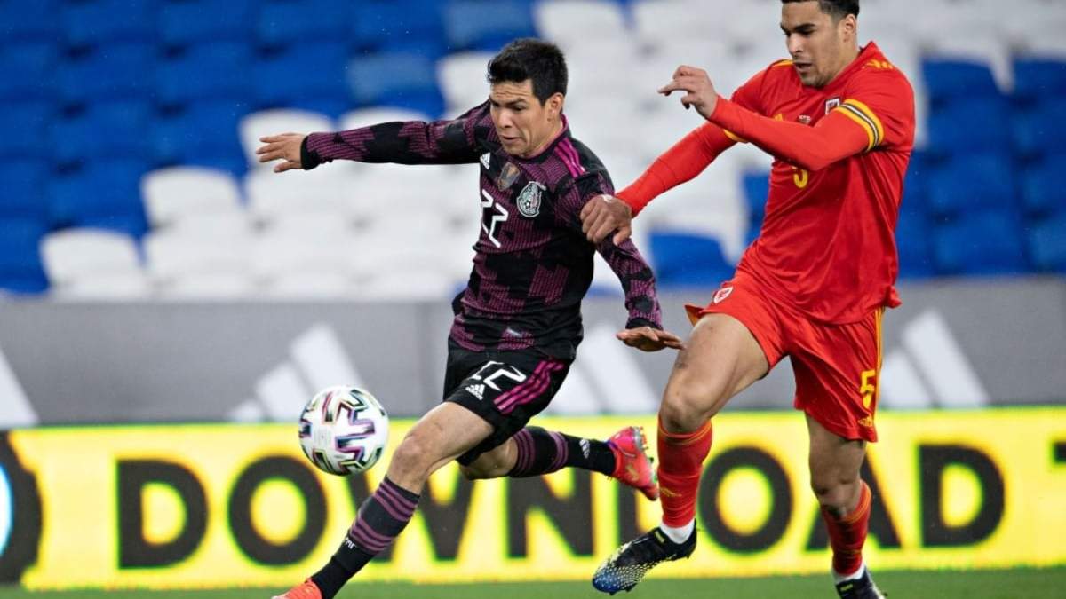 El encuentro entre México y Gales en el estadio Cardiff