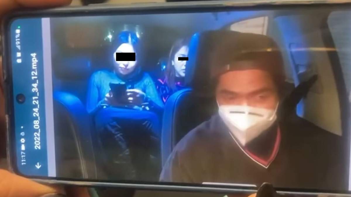El taxita de DiDi evidencia agresión