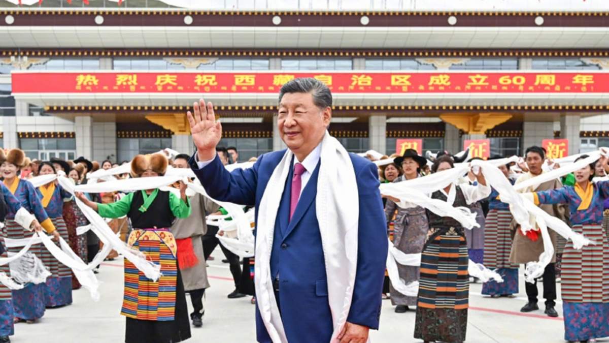 El presidente de China, Xi Jinping celebra el 60 aniversario de la anexión china sobre Tíbet