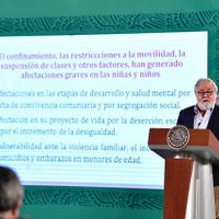 Encinas: En pandemia, 5.2 millones de alumnos dejaron la escuela y subió la violencia familiar