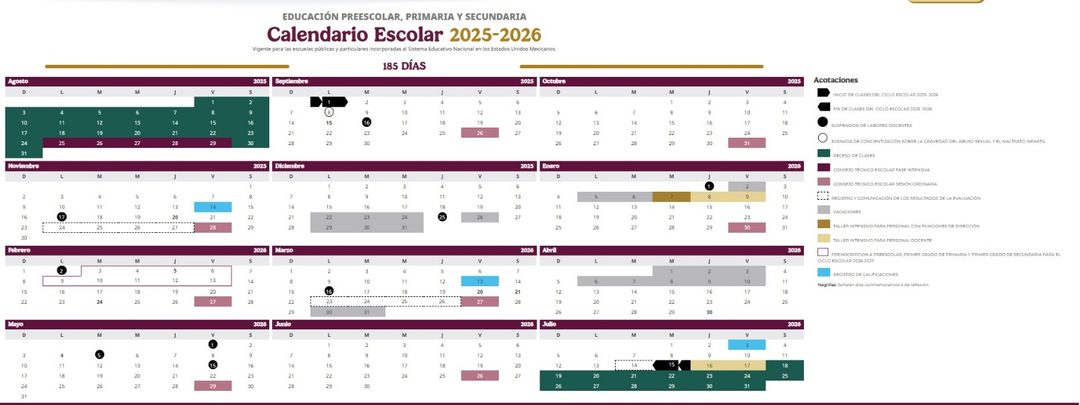 CALENDARIO 2025 2026