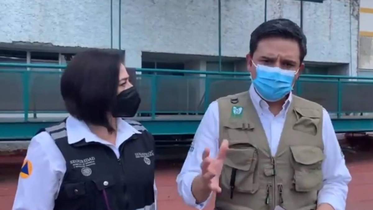 Zoé Robledo informó de la situación desde la azotea del hospital de Tula