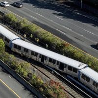 Tren se descarrila e incendia cerca de San Francisco