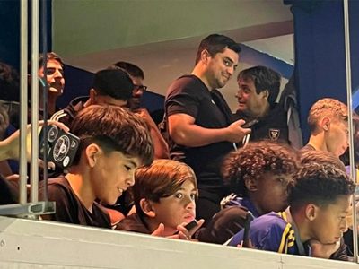 Thiago en La Bombonera: el motivo de la visita del hijo de Lionel Messi a la cancha de Boca