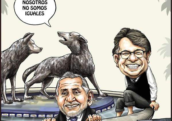 Imagen previa de "Coyotes", cartón de José Antonio Rodríguez