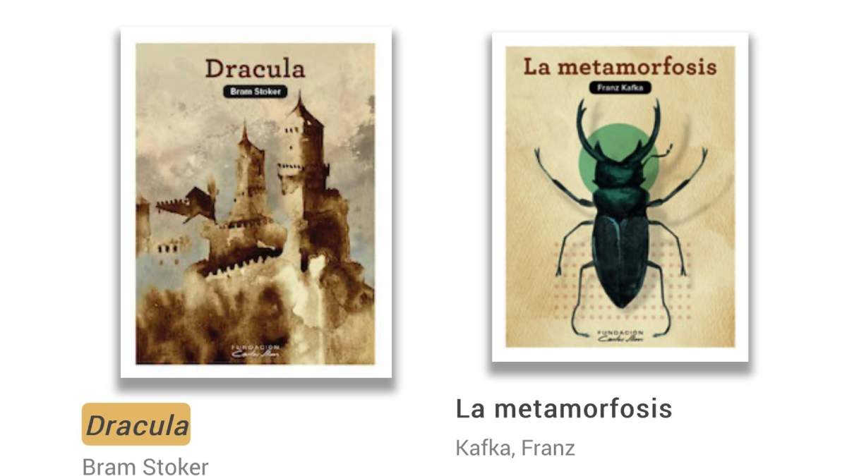 Títulos de libros descargables