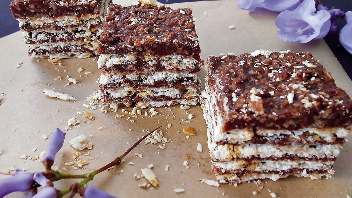 Turrón de avena. Fuente: (Instagram)