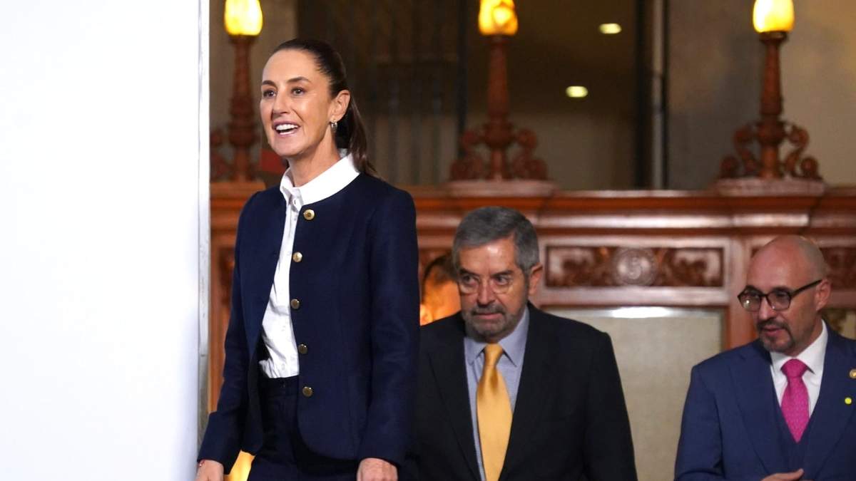 La presidenta Claudia Sheinbaum