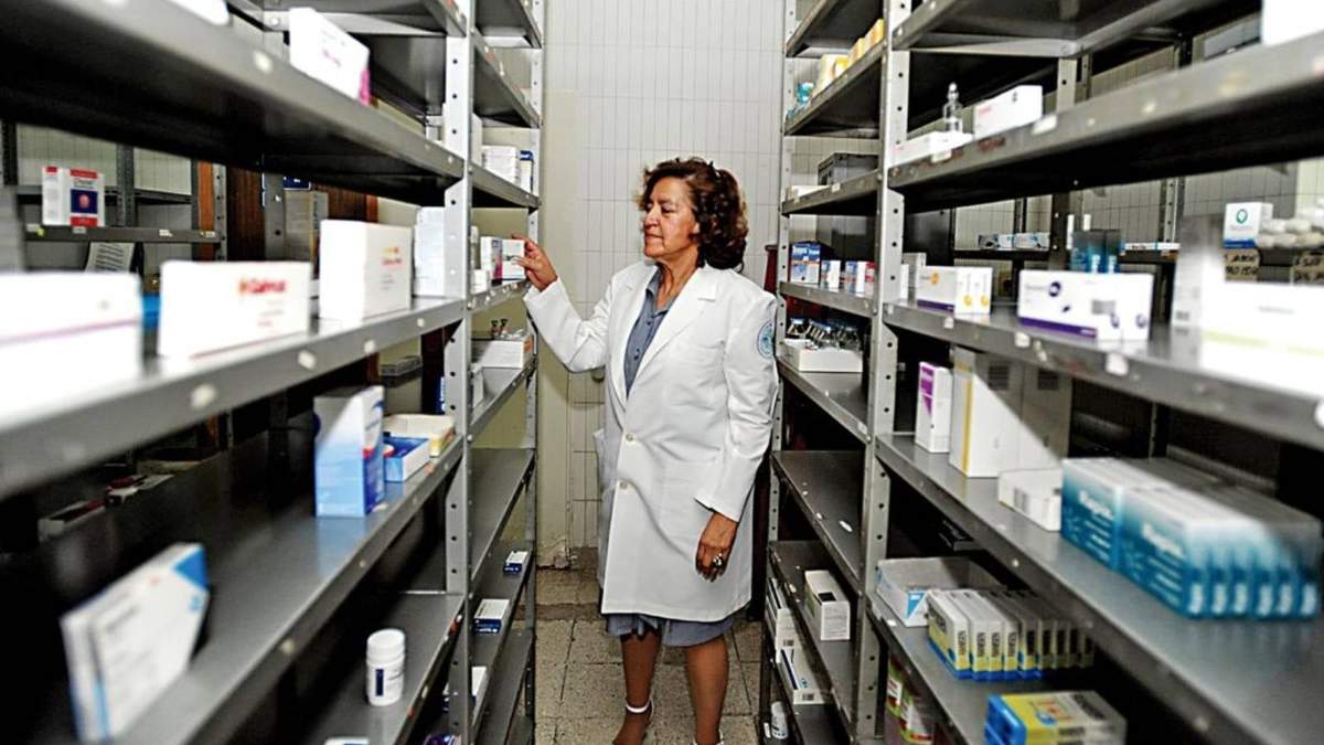 Un almacén de medicinas