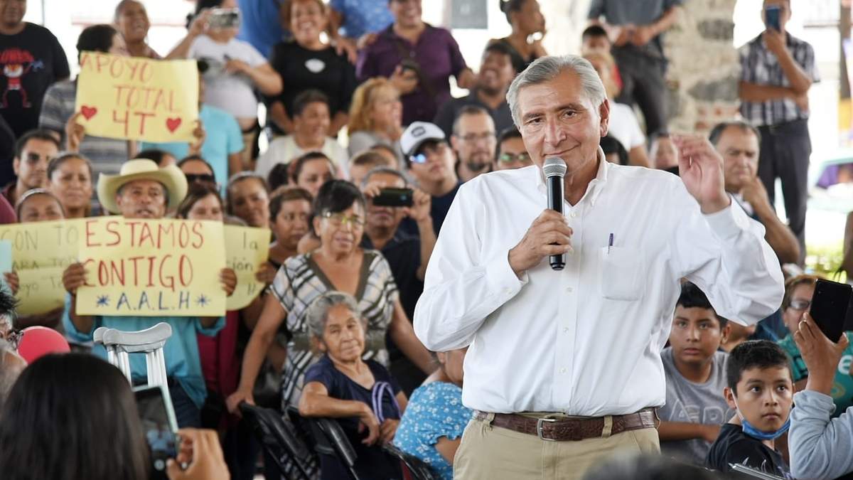 Adán Augusto López en Morelos