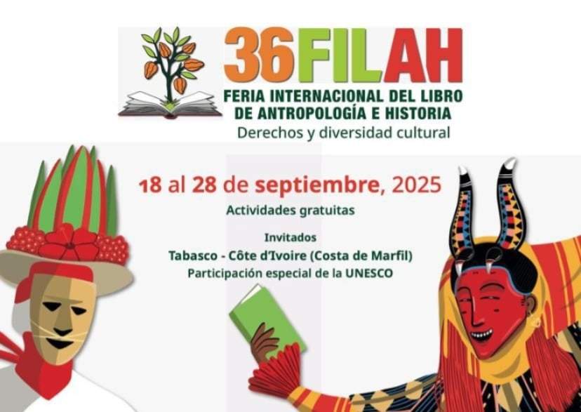 Cartel de la 36º Feria Internacional del Libro de Antropología e Historia