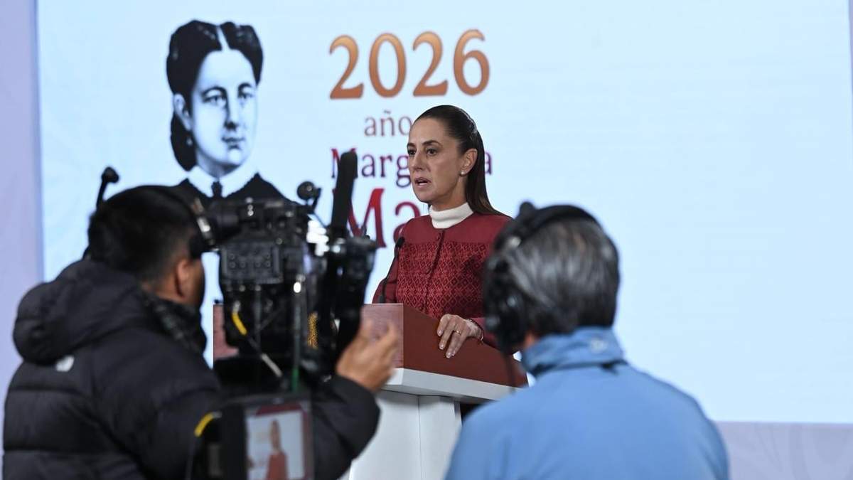 Claudia Sheinbaum en su conferencia del lunes