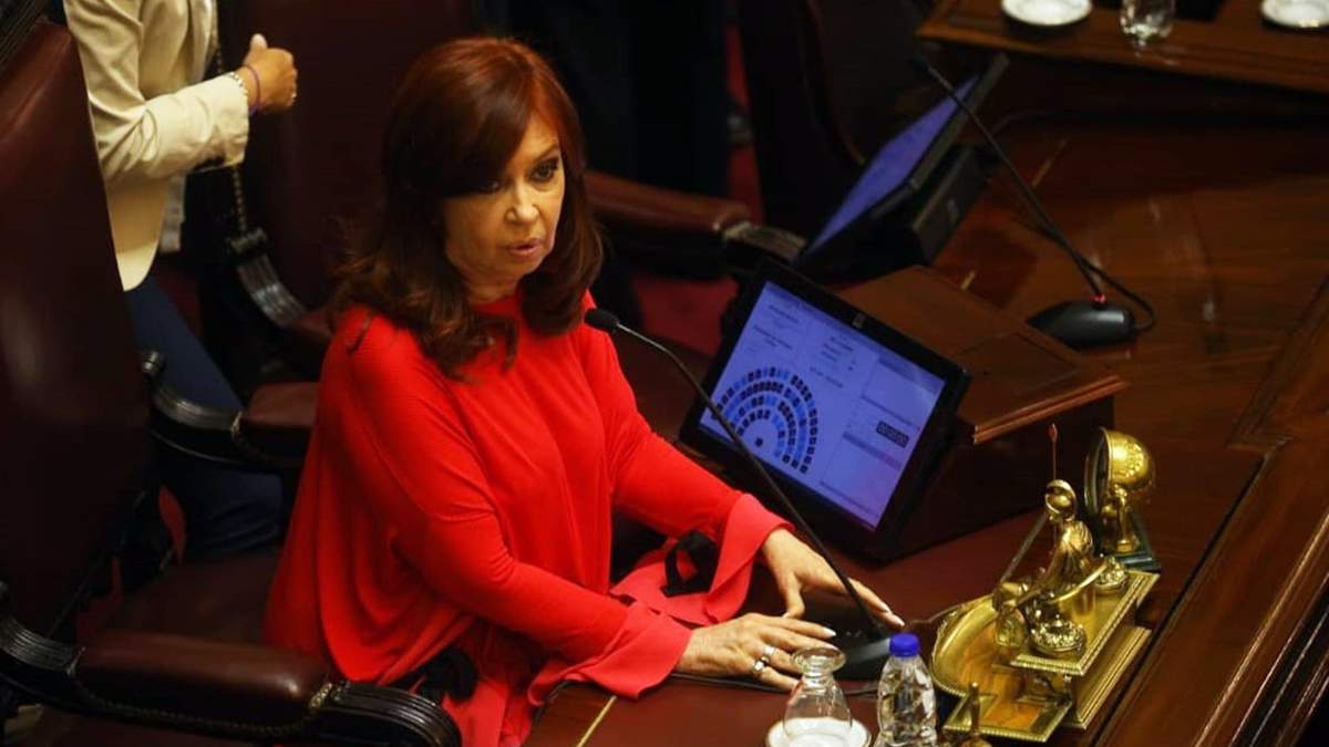 Cristina Fernández de Kirchner, vicepresidenta de la Nación. Fuente: (Twitter).