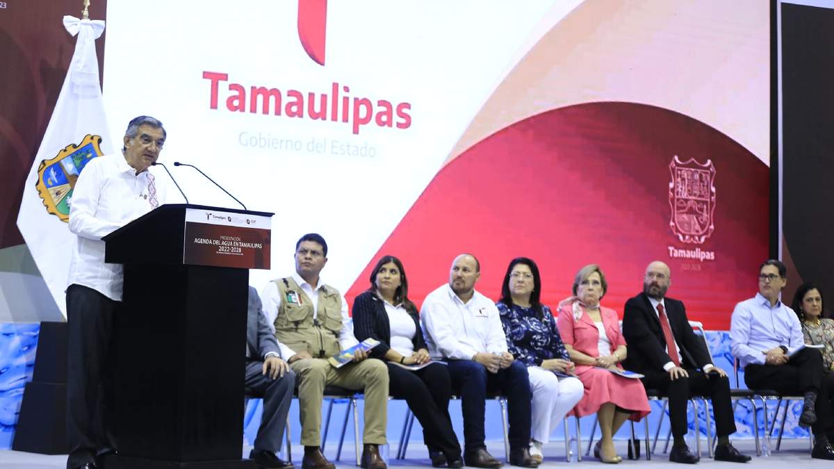 Es tiempo de actuar para garantizar derecho al agua; presenta gobernador de Tamaulipas  “Agenda del Agua”
