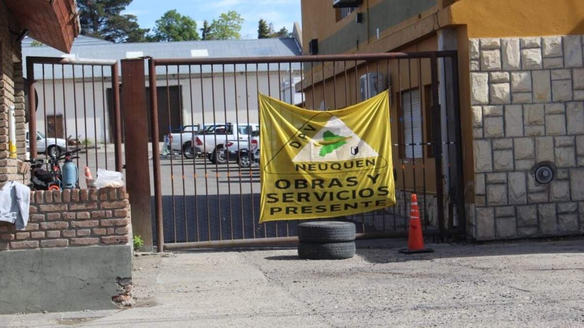 Trabajadores de la Dirección Provincial de Vialidad de Neuquén mantienen medidas de fuerza. Fuente: (Facebook)