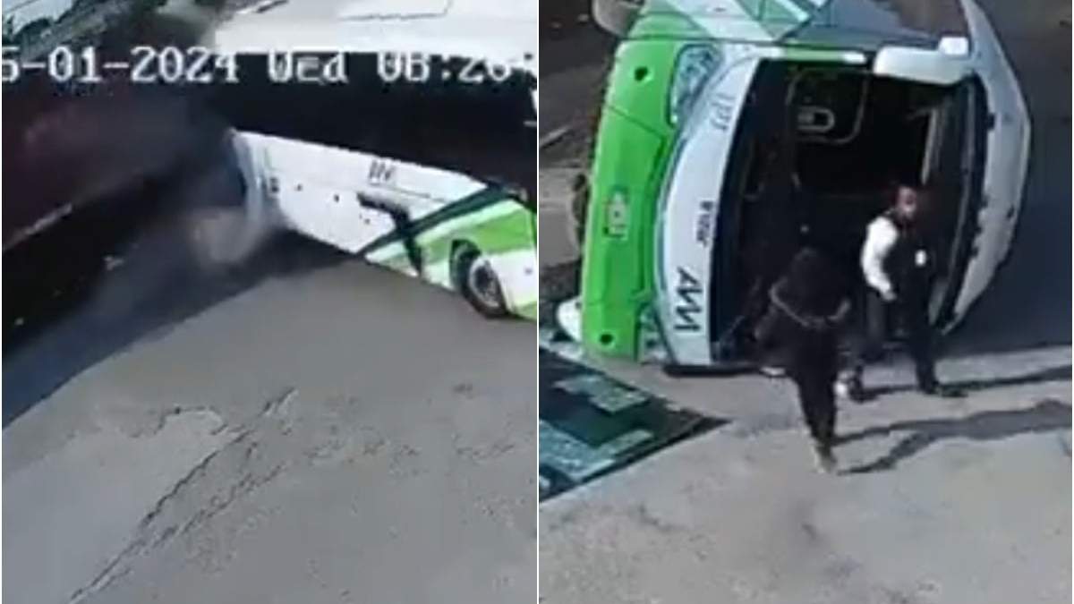 Autobús accidentado