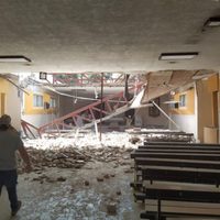 Colapsa techo de la parroquia Corpus Christi en Zapopan; hay 12 heridos