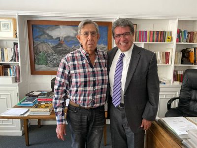 "La República nos necesita": así presumió Monreal su encuentro con Cuauhtémoc Cárdenas
