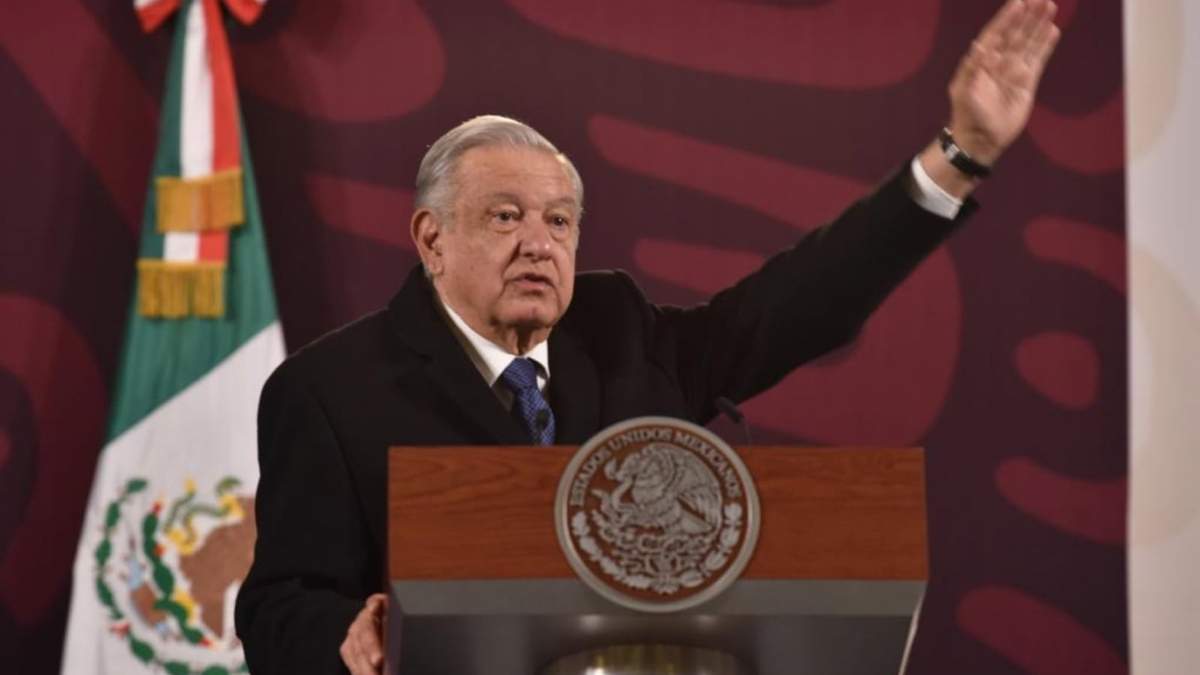 El presidente Andrés Manuel López Obrador en la conferencia mañanera