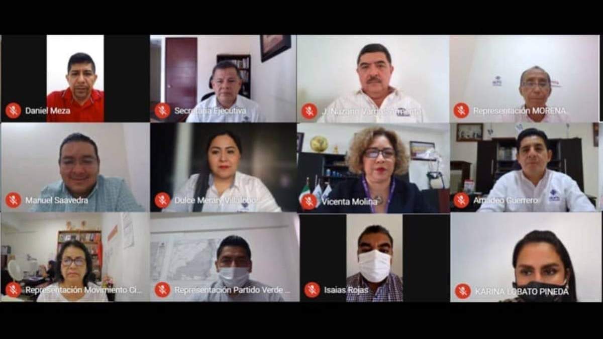 Sesión de la autoridad electoral guerrerense
