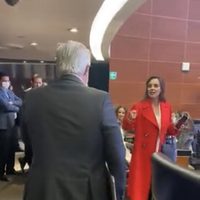 "Tienes la cola larga, la boca sucia": así encaró Lilly Téllez a Narro Céspedes en el Senado (Video)