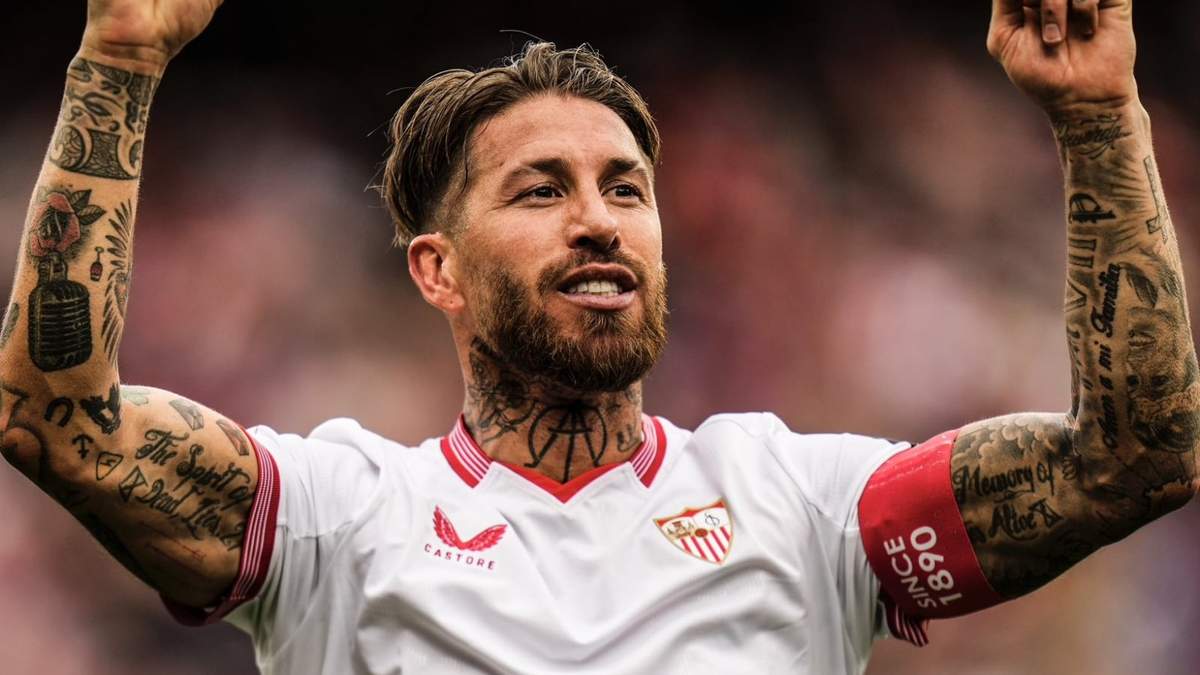 El futbolista español Sergio Ramos