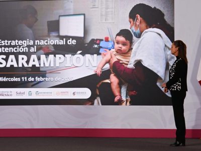 Suman 28 muertes por sarampión en México; Sheinbaum pide “mantener la calma”
