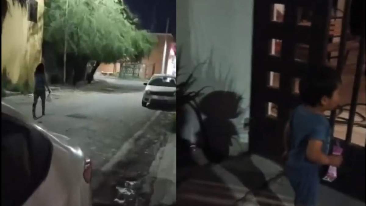 El momento en que una mujer abandona a su hijo de 2 años fue captado en video en Guadalupe; el caso desató indignación en redes.