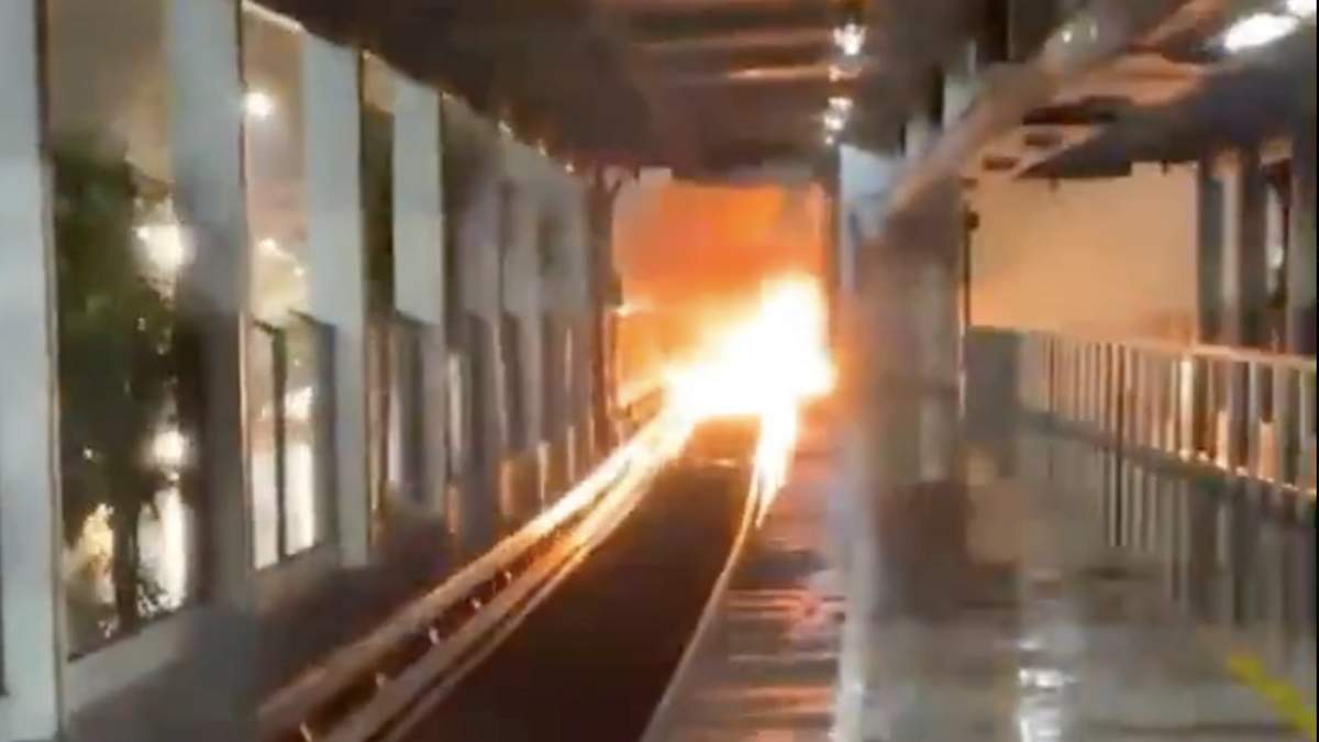 El incendio en la estación de la Línea 2