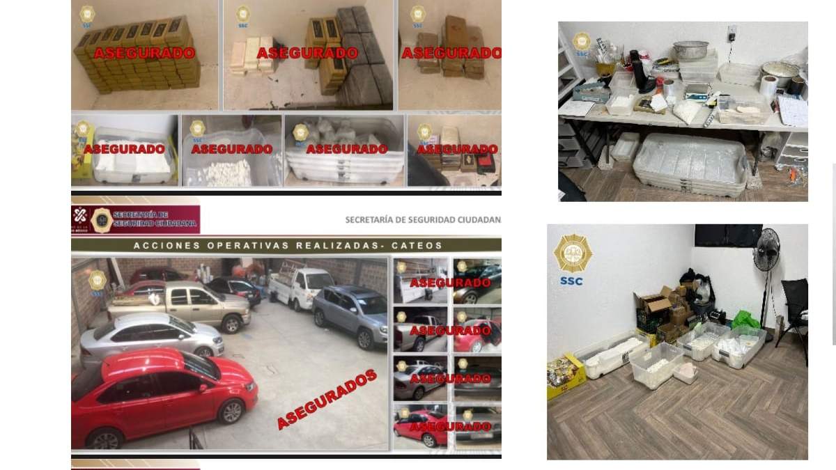 Cocaína asegurada