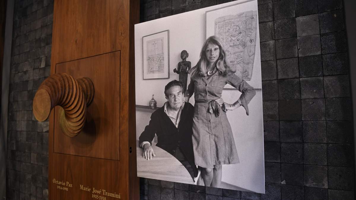 El Memorial que resguarda los restos de Octavio Paz y Marie José Tramini