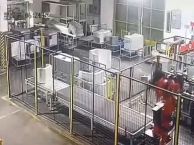 Se viraliza video de robot industrial que aplasta a un trabajador hasta matarlo