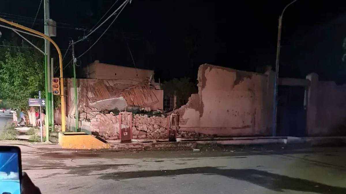 Sismo en San Juan. Fuente: (Twitter)