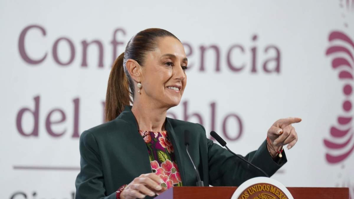 La presidenta Claudia Sheinbaum