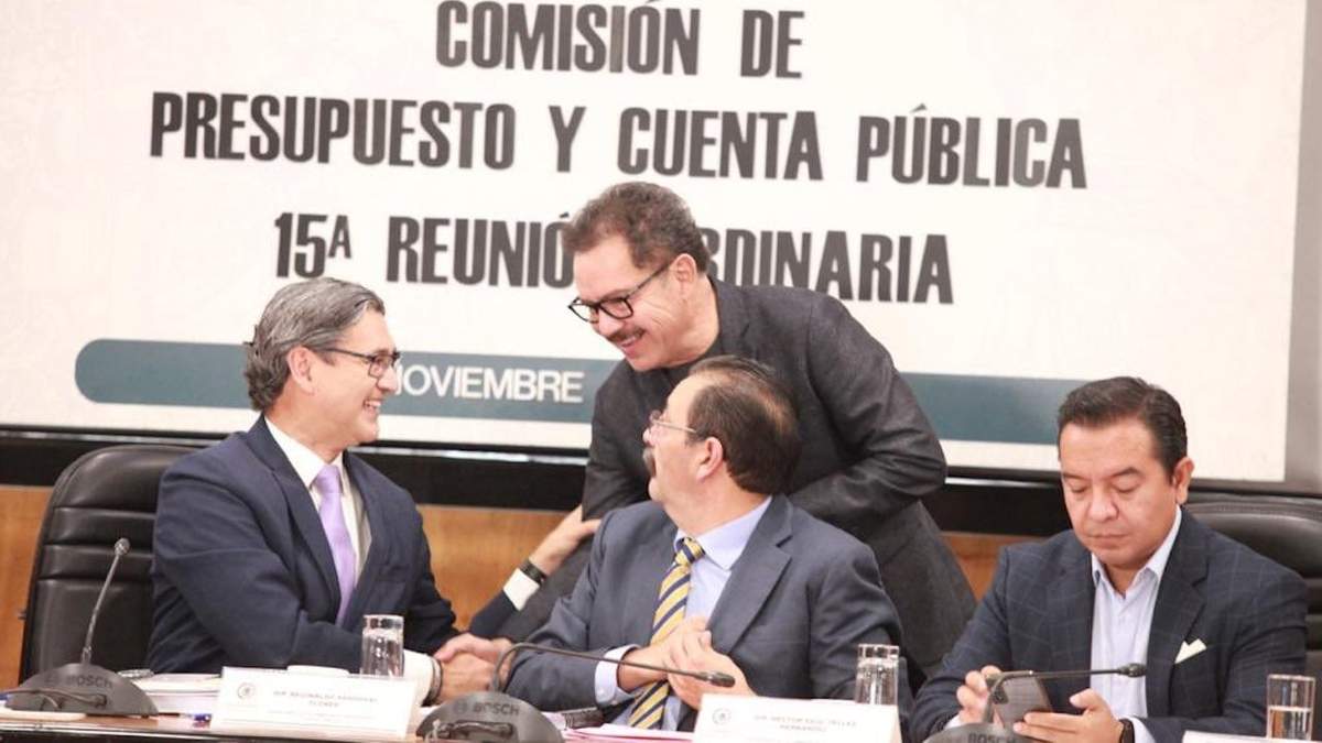 Ignacio Mier, en la reunión del viernes en la Comisión de Presupuesto