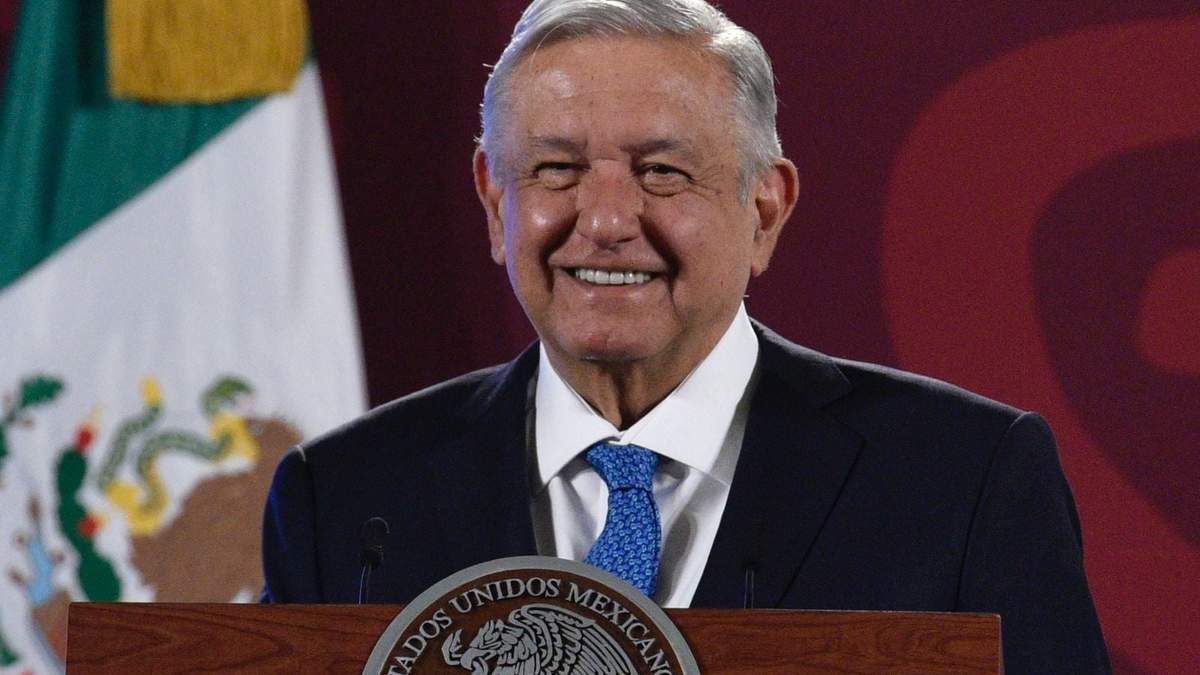El presidente durante su conferencia matutina de este jueves