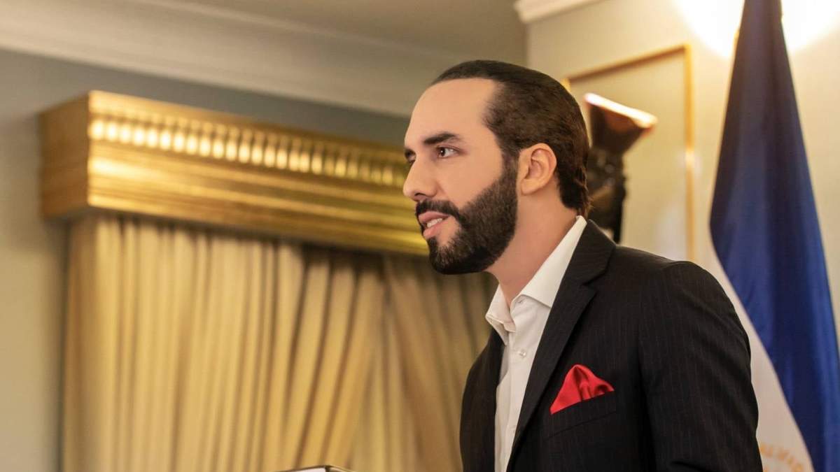 El presidente de El Salvador, Nayib Bukele