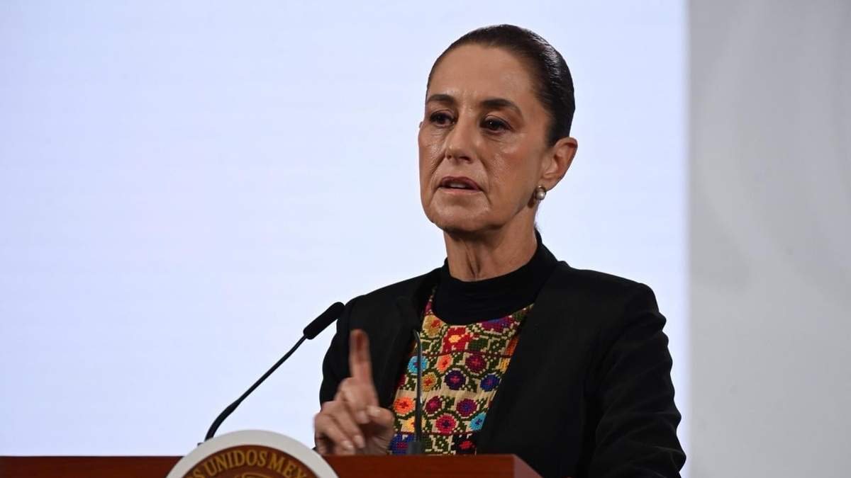 Claudia Sheinbaum en su conferencia del lunes