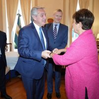 New York, Alberto Fernández y Kristalina Georgieva: así fue la reunión