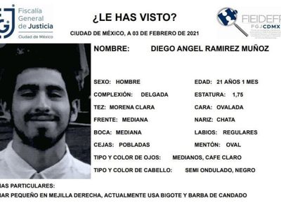 Hallan sin vida a estudiante de la UNAM desaparecido hace dos días