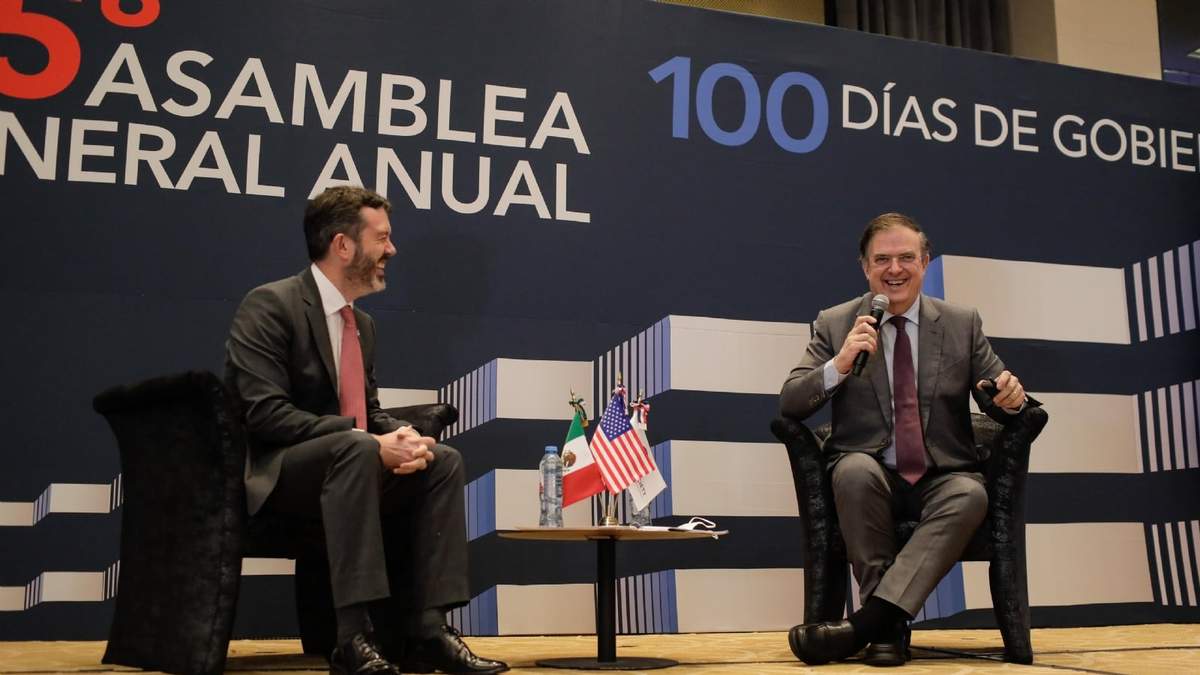 Larry Rubin y Marcelo Ebrard