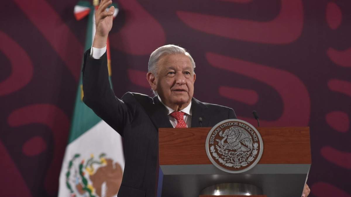 El presidente Andrés Manuel López Obrador en la mañanera