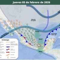 El frío no da tregua y ahora llegan frente 33 y masa polar: así lloverá de lunes a jueves