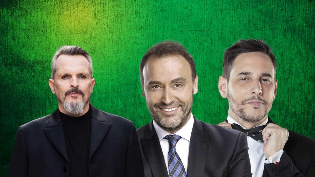 "Intrusos" y Miguel Bosé. Fuente: (Minuto Neuquén)
