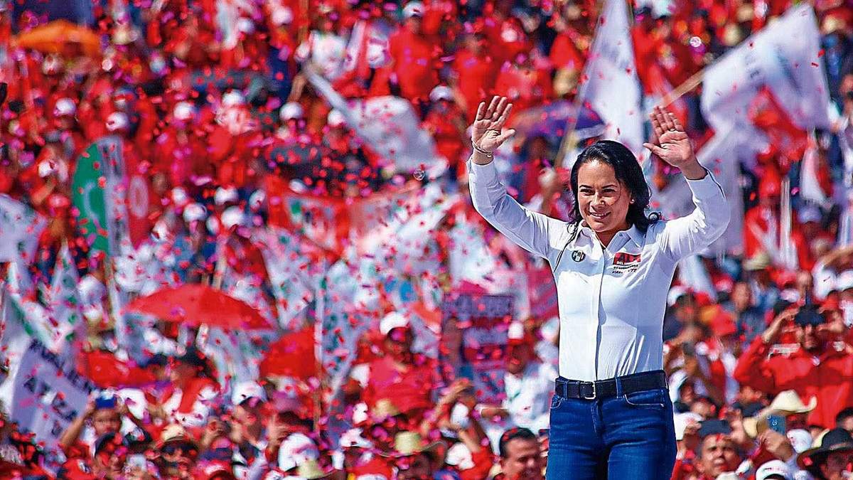 La candidata del PRI